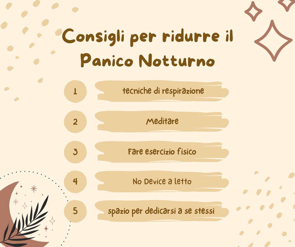 consigli panico notturno